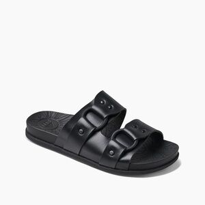 Reef Vista Vera Cruz Black Slide Sandals